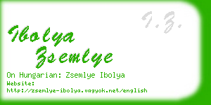 ibolya zsemlye business card